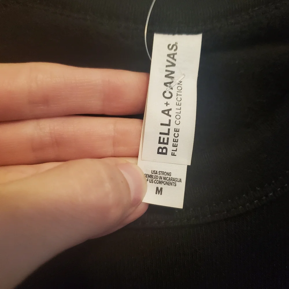 Taylor Swift Travis Kelce Love Story Embroidered Sweatshirt In Black Pink Size M - Picture 3 of 5